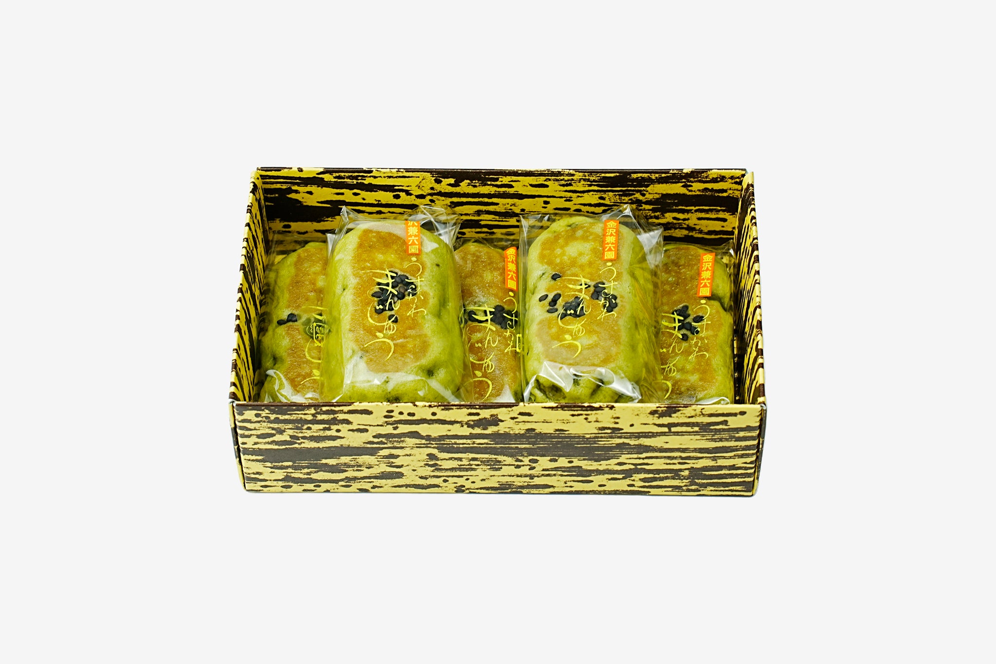 うすかわ抹茶まんじゅう 5個入り – 末広堂 オンラインショップ